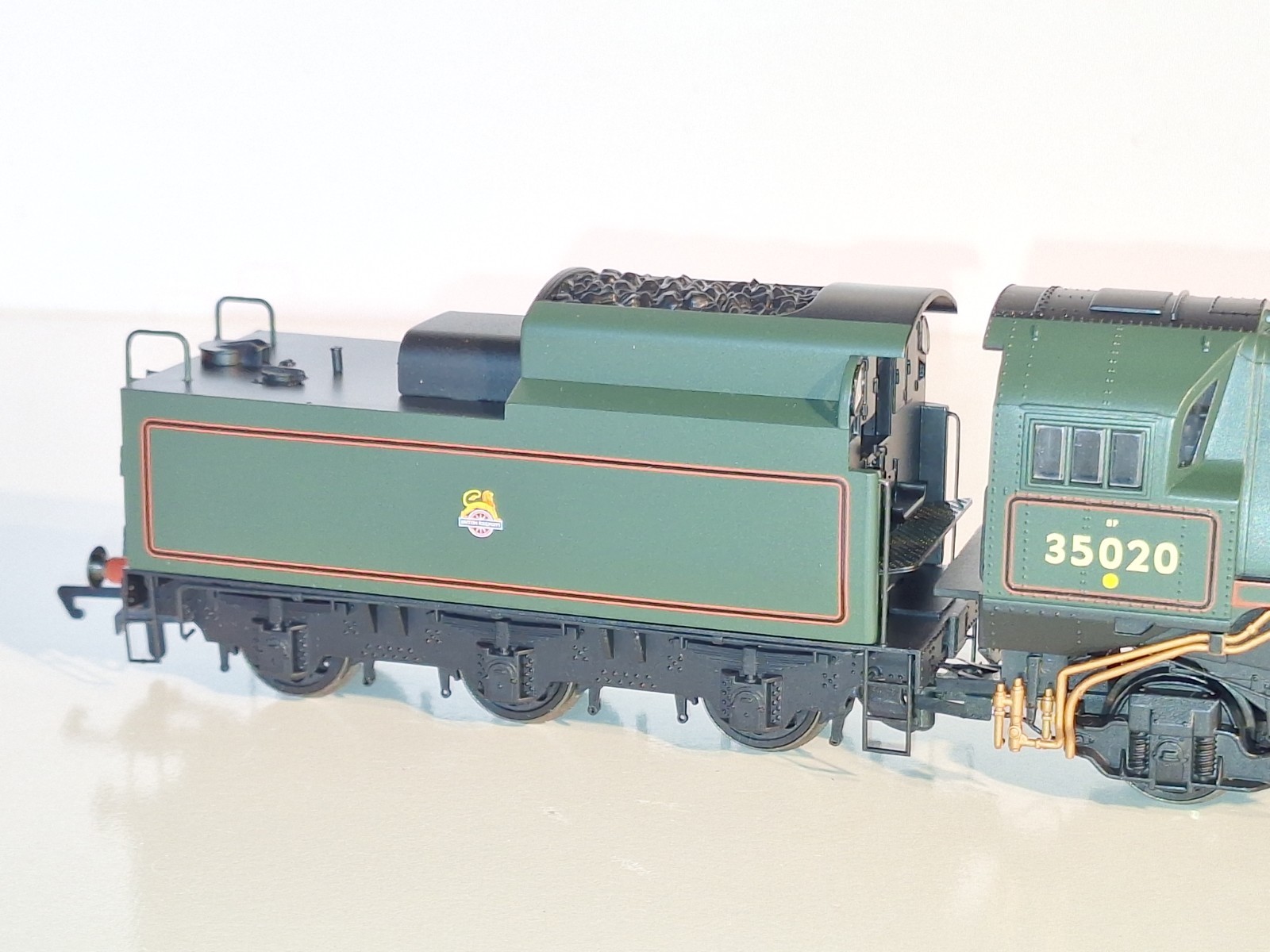 Hornby R2204 BR Bibby Line 35020. New Old Stock. Mint Cond. Boxed. 2 Rail DC. OO