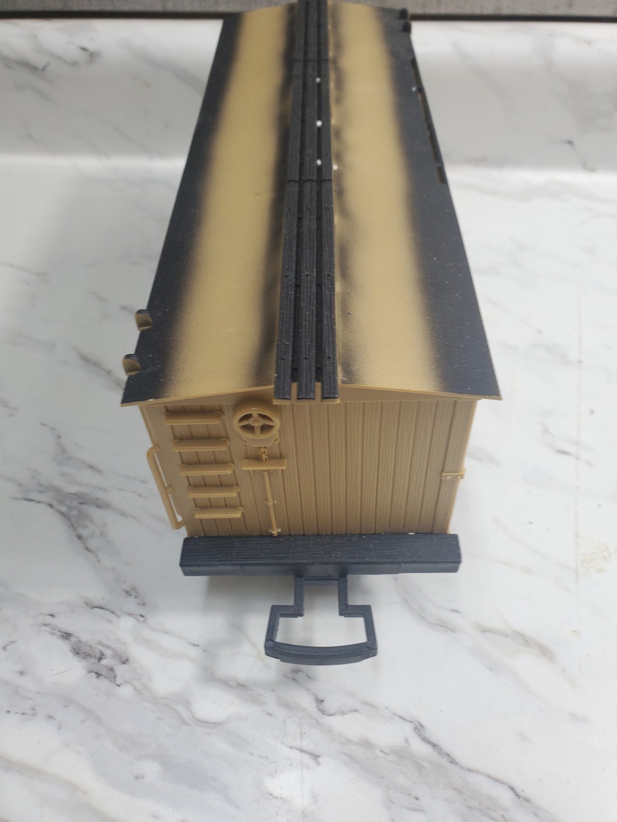 New Bright Gold Rush Express Train Box Car 1996 #186