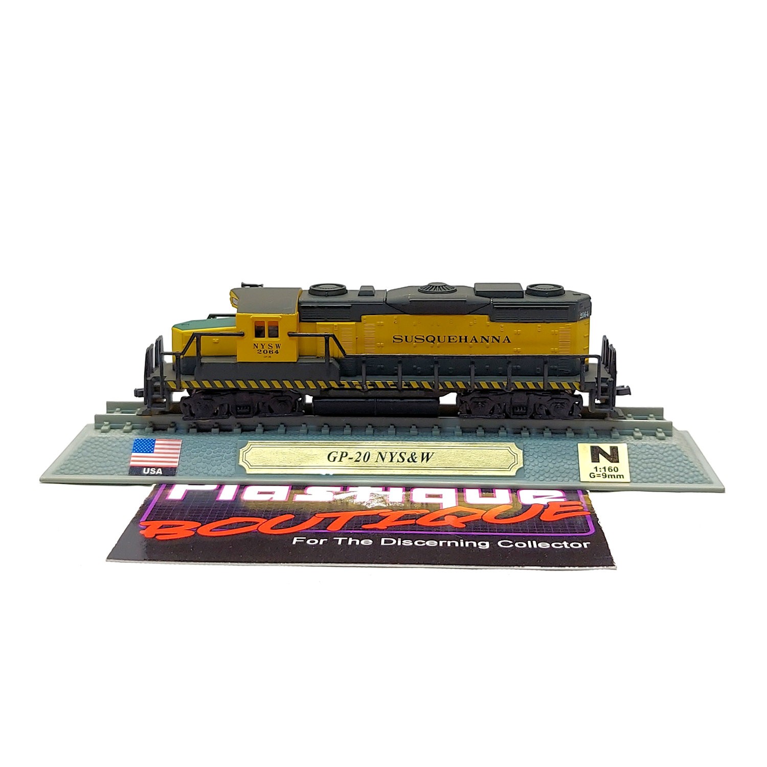 Del Prado EMD GP20 NYS&W Susquehanna 1:160 #18 STATIC MODEL LOCOMOTIVE TRAIN