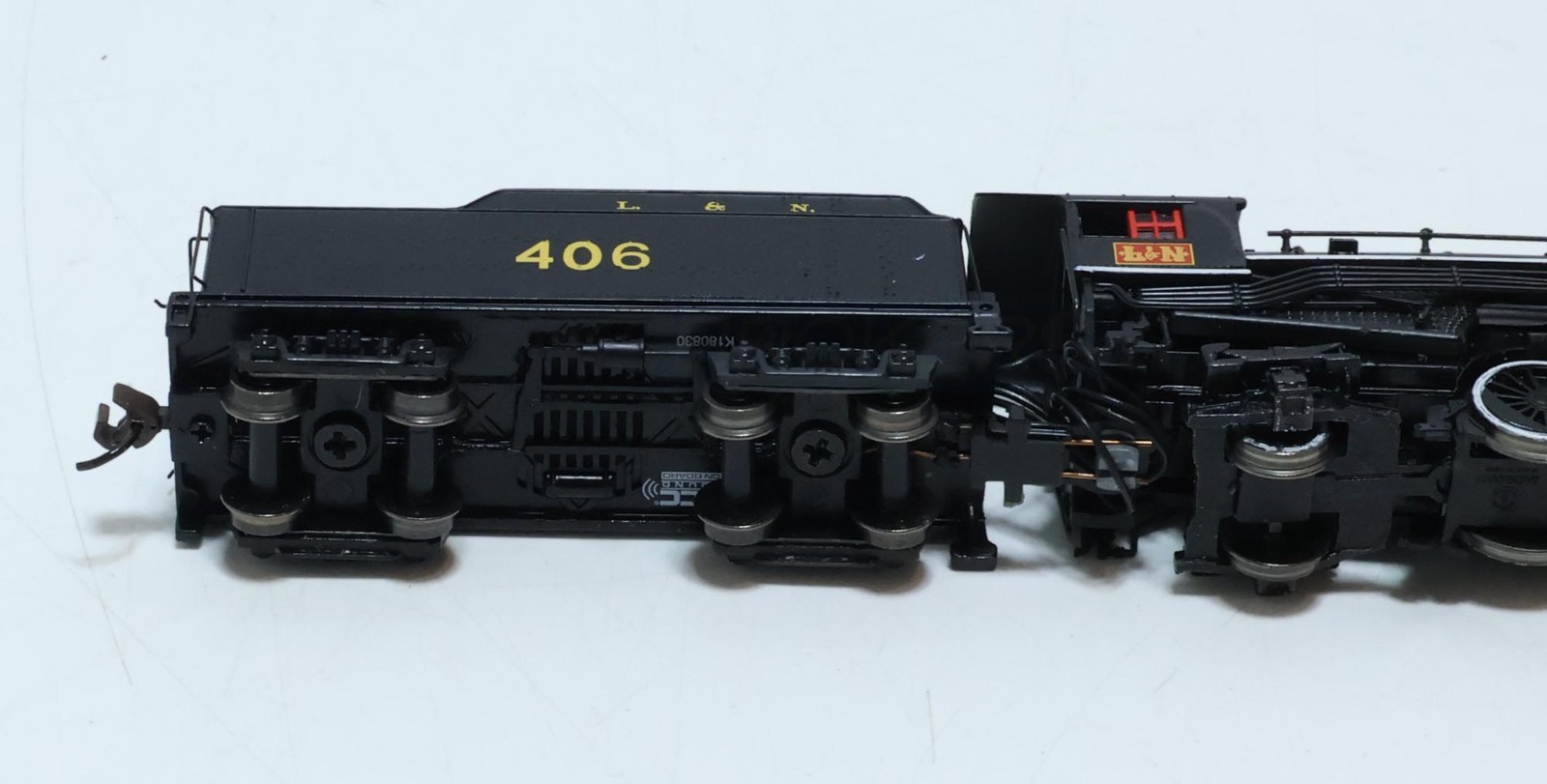 Bachmann L&N #406 4-8-2 Locomotive & Tender DCC N Scale