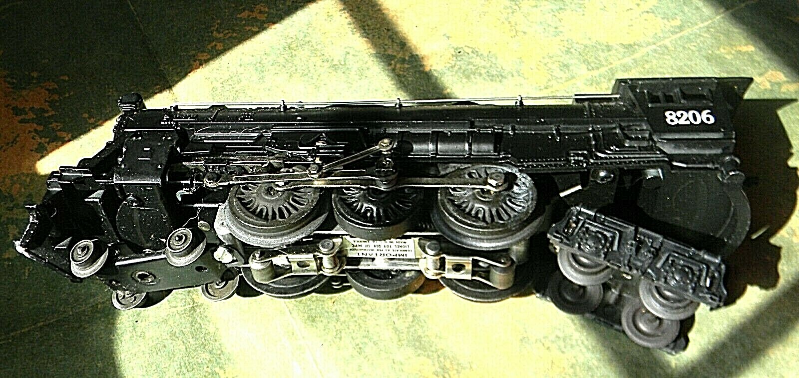 LIONEL ALCO J3A Hudson 4-6-4 Locomotive ~ CHESAPEAKE & OHIO ~ Rd# 8206 – O-27