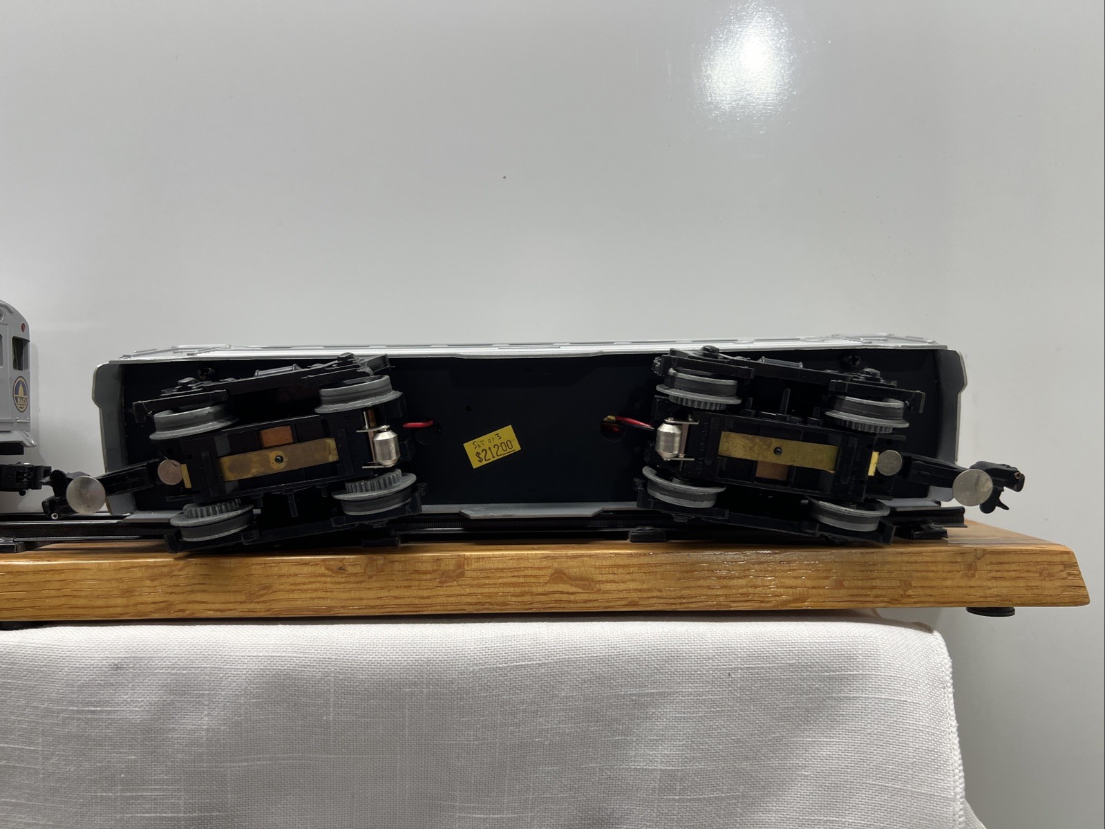 K-Line O Gauge RDC B & O 3-Unit RDC Set One Power, 2 Dummy Budd Cars