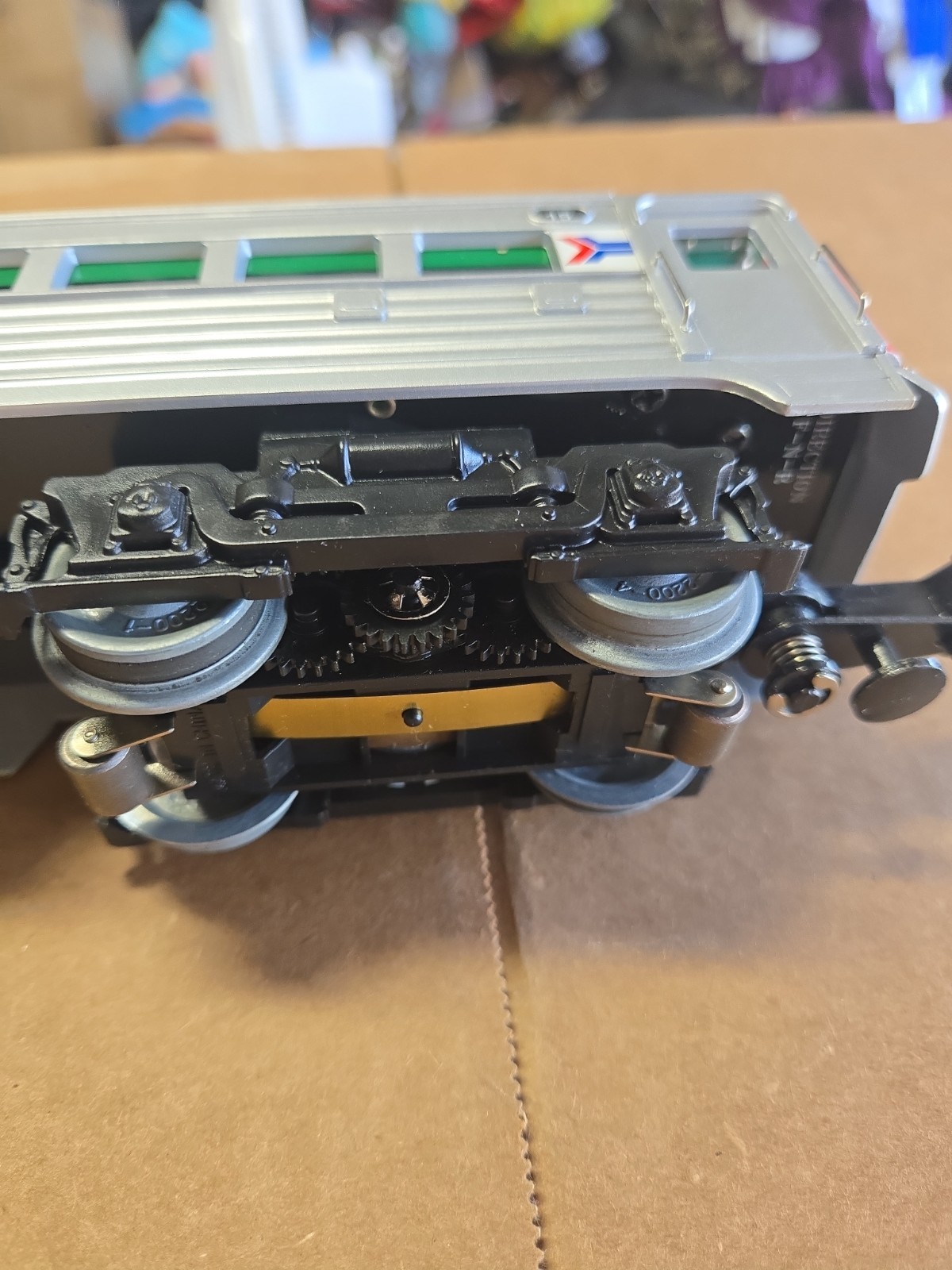 RMT AMTRAK POWERED RDC RAIL DIESEL ENGINE PASSENGER CAR – O GAUGE LIONEL TRAIN