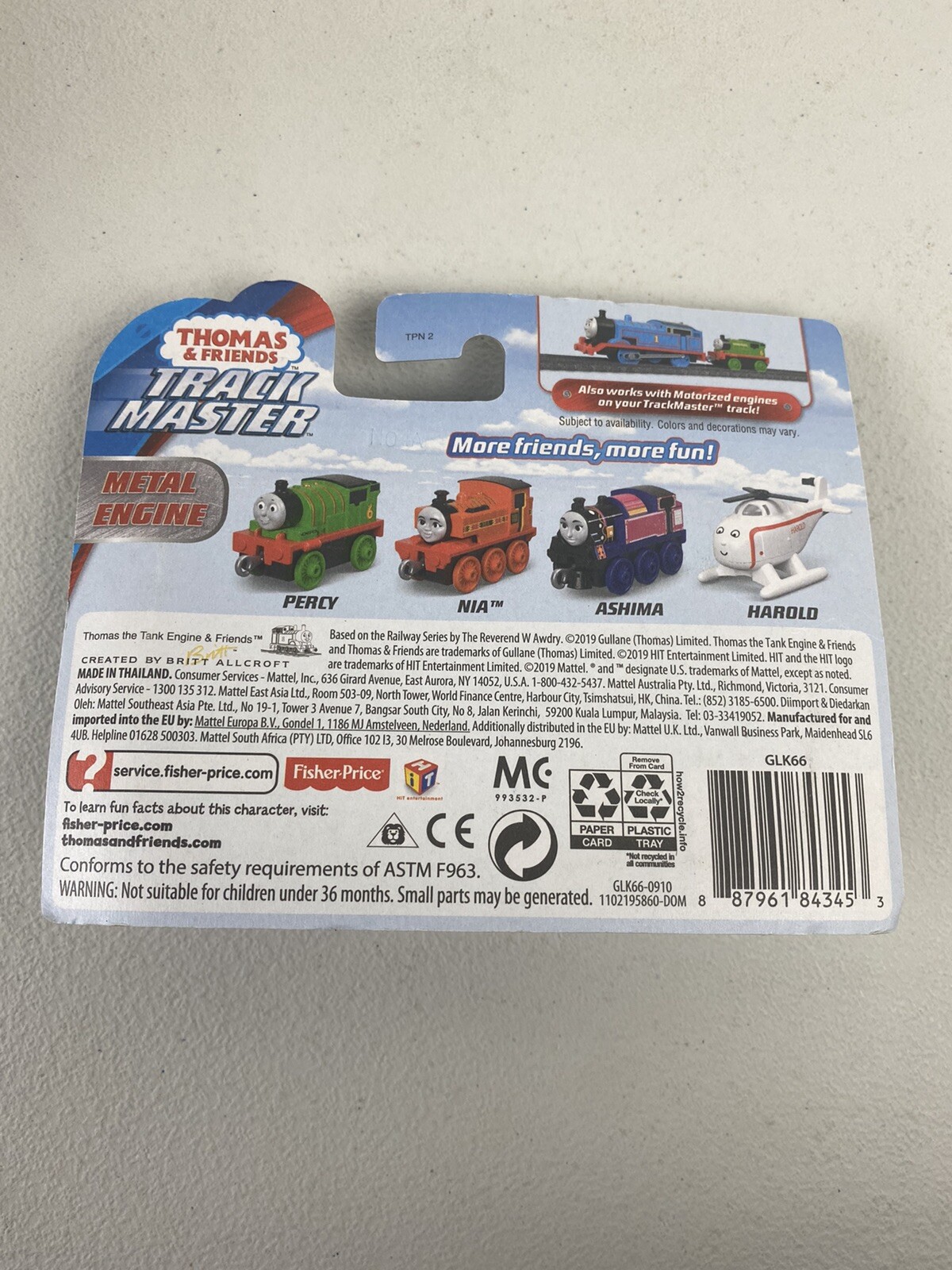 Brand New THOMAS TRACKMASTER 75th Diamond Anniversary Thomas Metal Engine(T8)