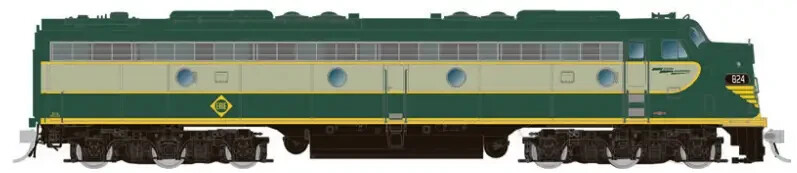 RAPIDO 28551 HO SCALE EMD E8A, ESU LOKSOUND DCC SOUND, ERIE #821