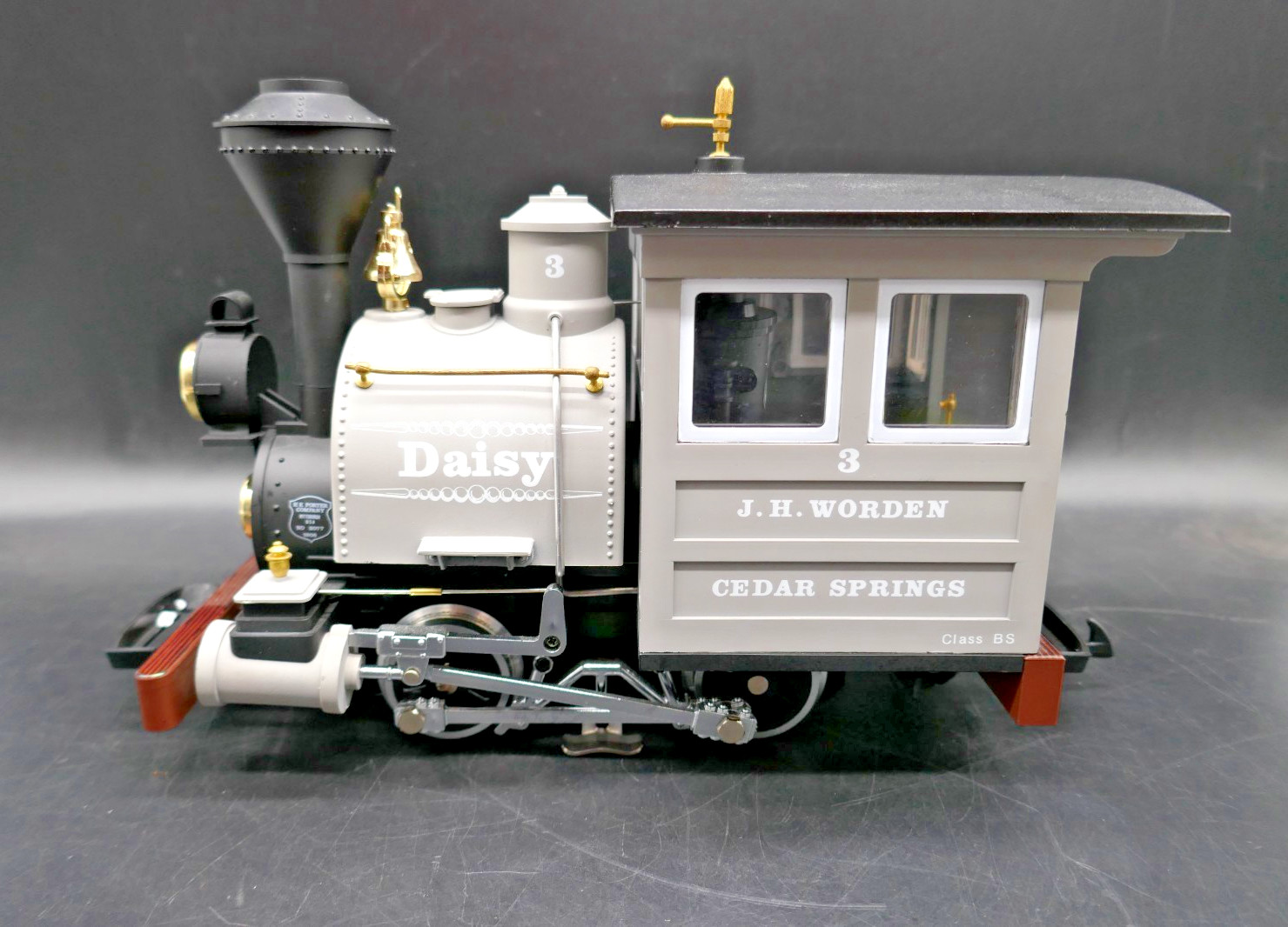 G Lehmann LGB #2077D Tank Steam Locomotive “Daisy” Cedar Springs – Working w/Box