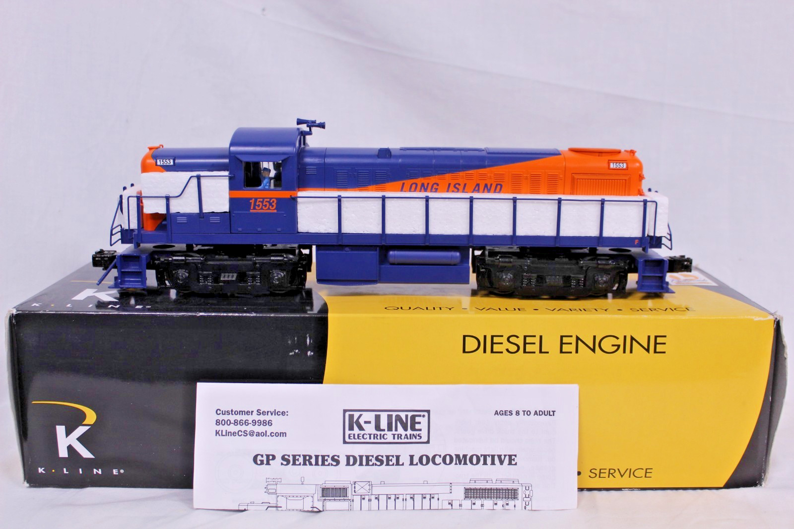 K-Line K2439-1553 Long Island RS-3 Diesel