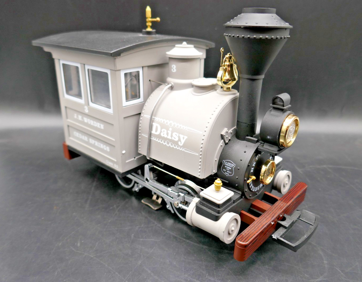 G Lehmann LGB #2077D Tank Steam Locomotive “Daisy” Cedar Springs – Working w/Box