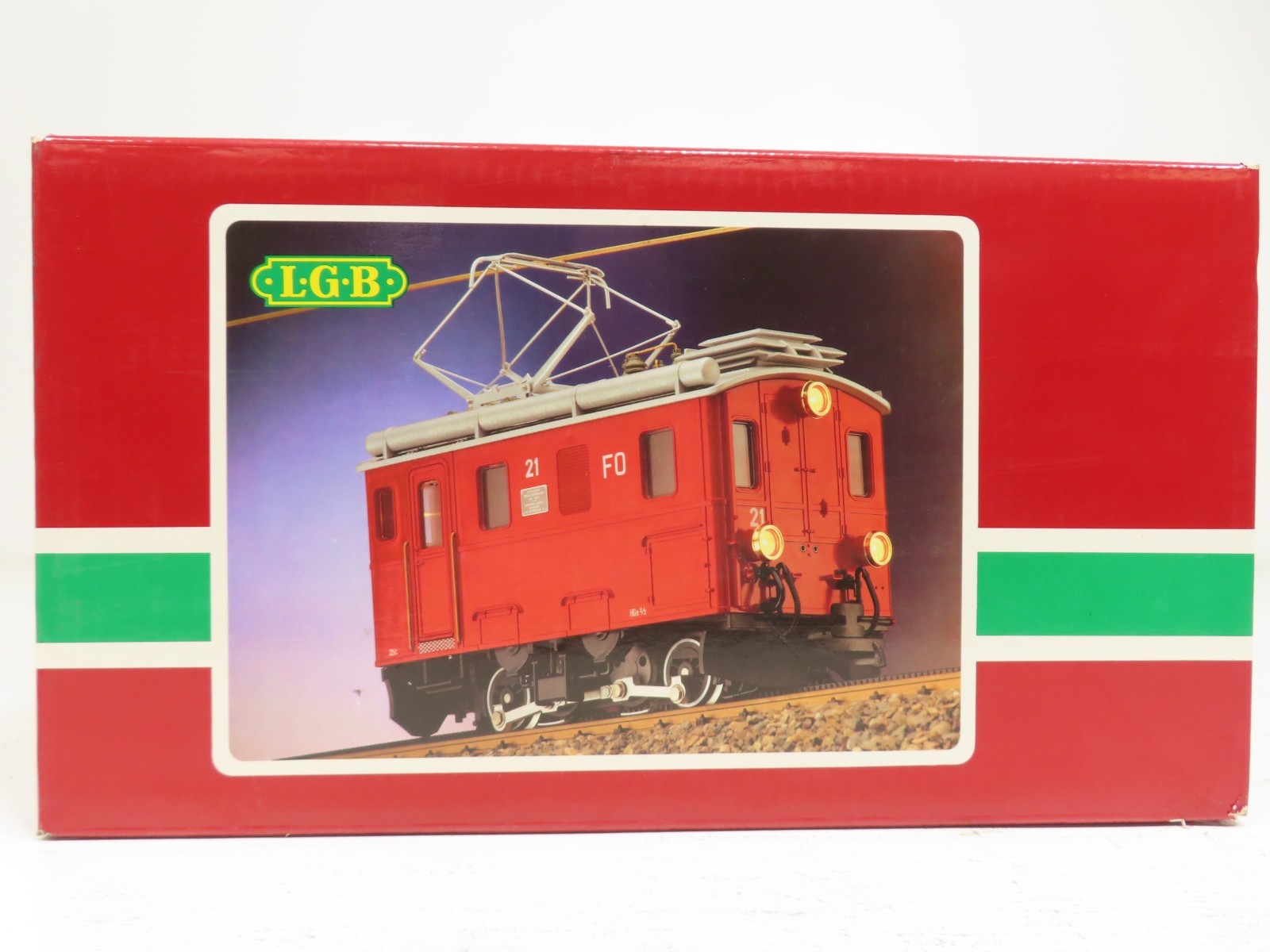 LGB 22460 G Scale Zahnrad E Lok Yellow Electric Rack Loco NIB