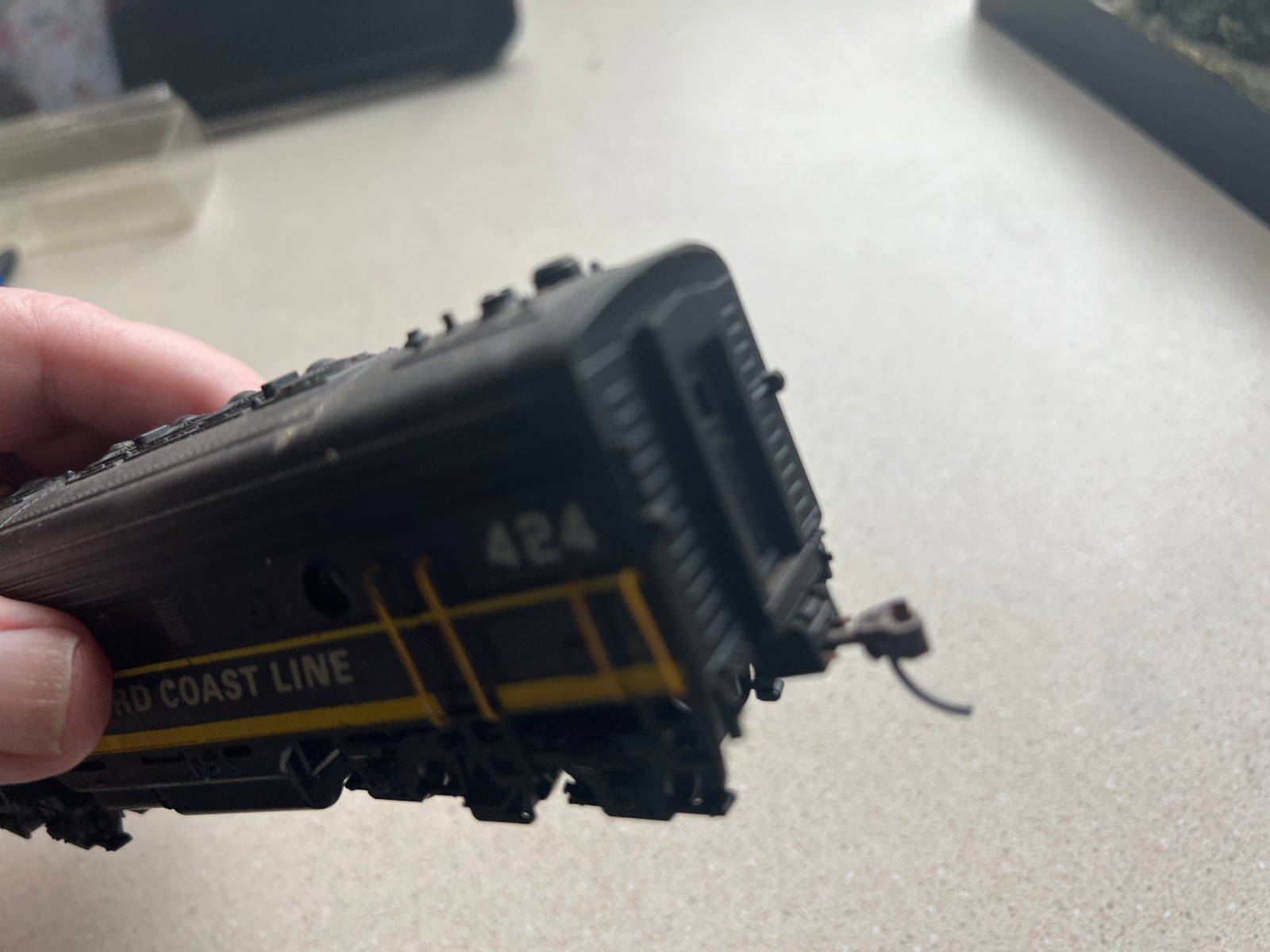 Custom HO ATHEARN F-7A SEABOARD COAST LINE SCL # 424 DUMMY