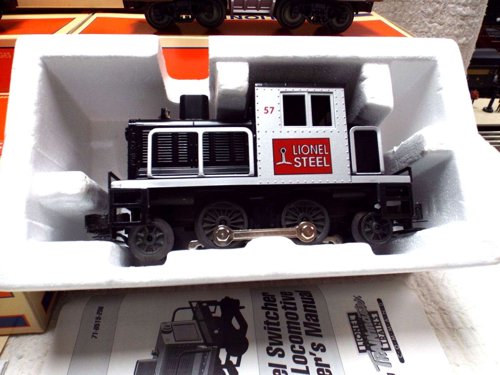 LIONEL 6-11912 LIONEL STEEL SERVICE STATION SWITCHER SET TMCC, O/O27- NIB