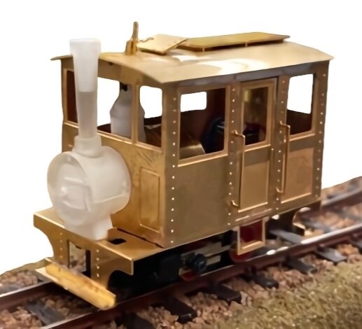 HOn30/HOe Scale PH Super Mini 0-4-0 Glass Box Steam Locomotive Kit NIB H0e 009