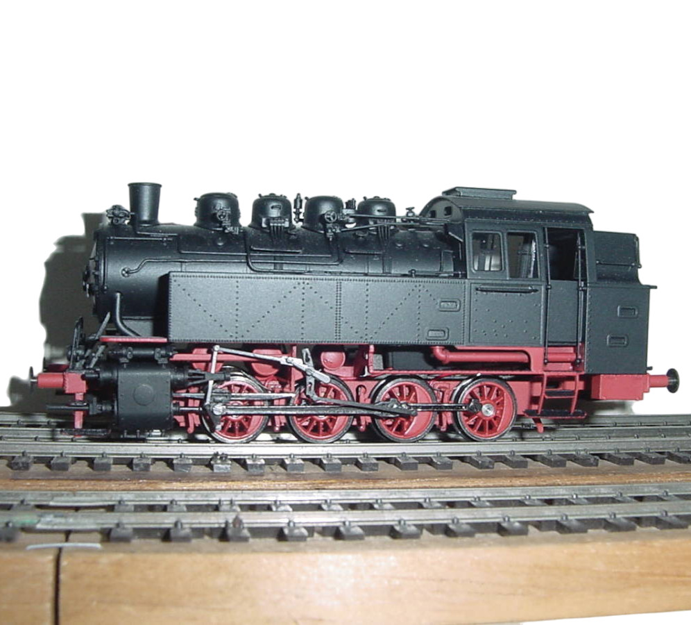 Unknown DR BR81 0-8-0T Brass Steam Locomotive HO Gauge Tested Boxed #113