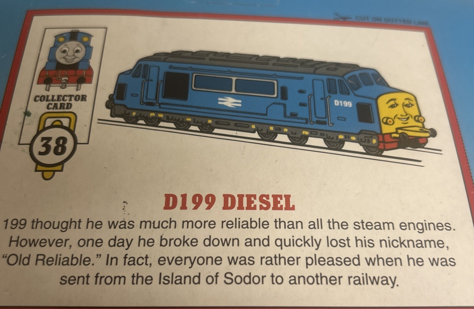 1995 Ertl Thomas and Friends Shining Time Station D199 Diesel Locomotive