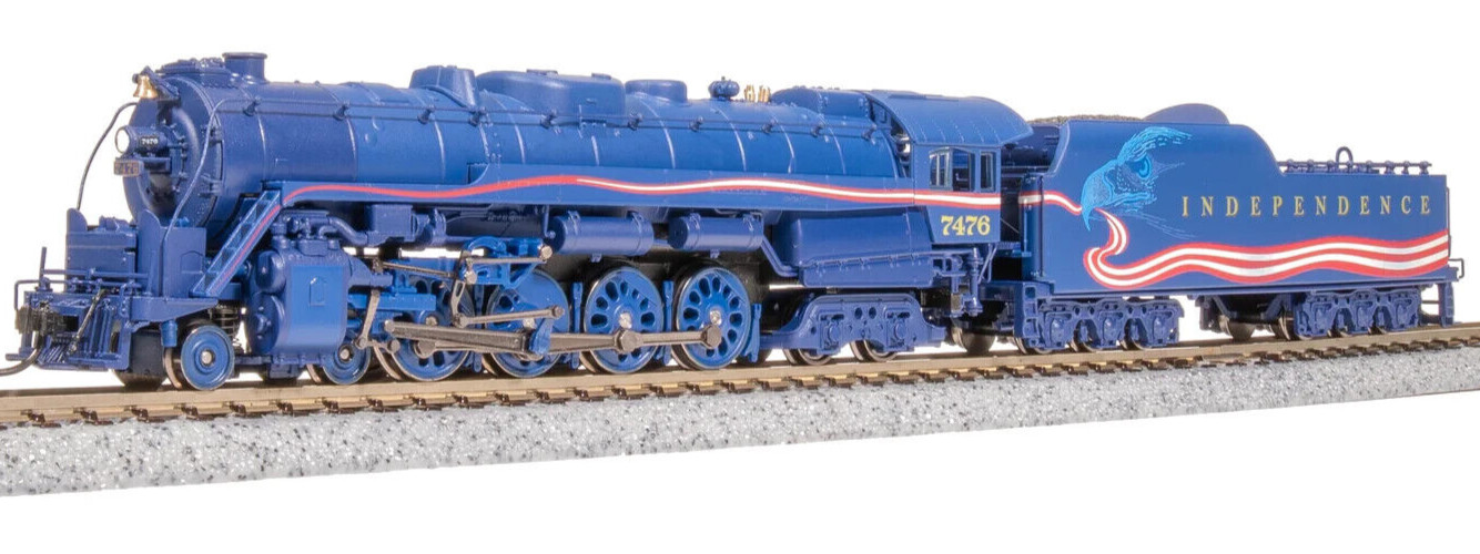 BROADWAY LIMITED 7411 N READING T1 4-8-4 INDEPENDENCE PATRIOTIC PARAGON4 SMOKE
