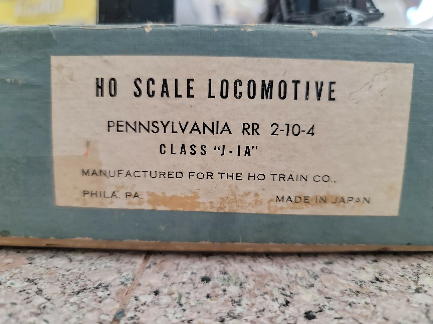 HO Company BRASS Pennsylvania 2-10-4 Class J1 -A Loco and Tender PRISTINE