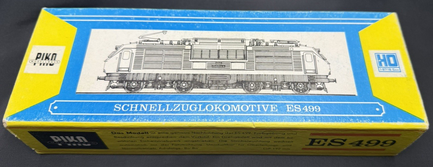 PIKO SCHNELIZUGLOKOMOTIVE ES 499 HO ELECTRIC LOCOMOTIVE 5/6220-002 BLUE TESTED!