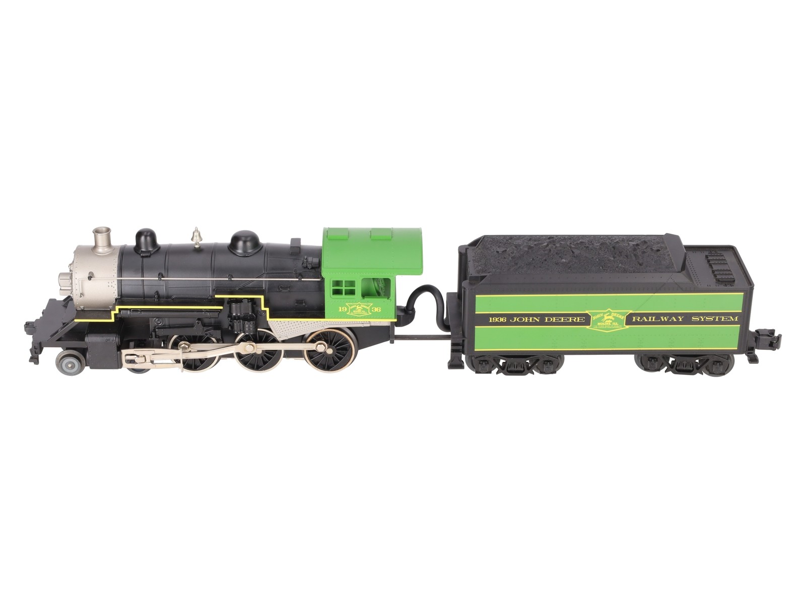 MTH 33-1011-1 O Gauge John Deere 4-6-0 Steam Engine w/PS2 #1936 EX/Box