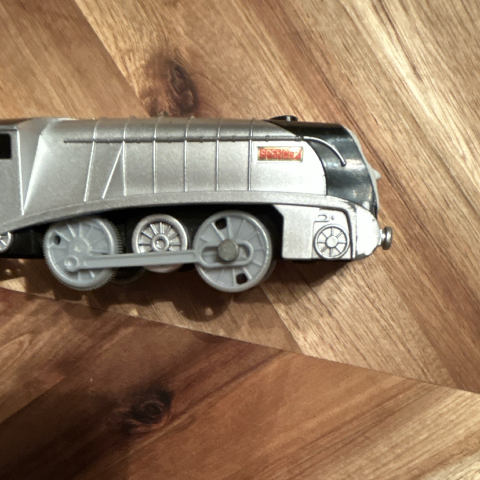 Mattel Silver Black Locomotive Y3349 Model Railroad Train Spencer Coal Car
