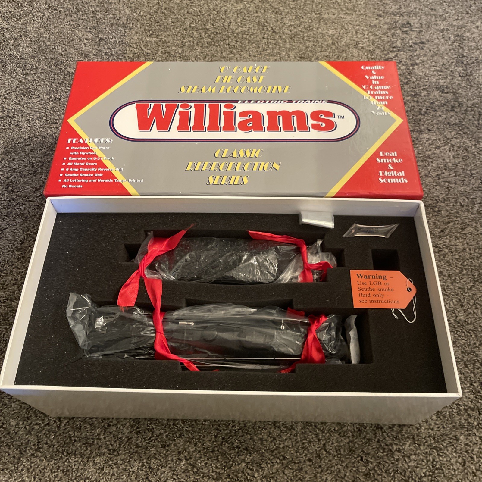 Williams Berkshire 2-8-4 w. Digital Whistle & Bell – Berk #106 Undercoated.
