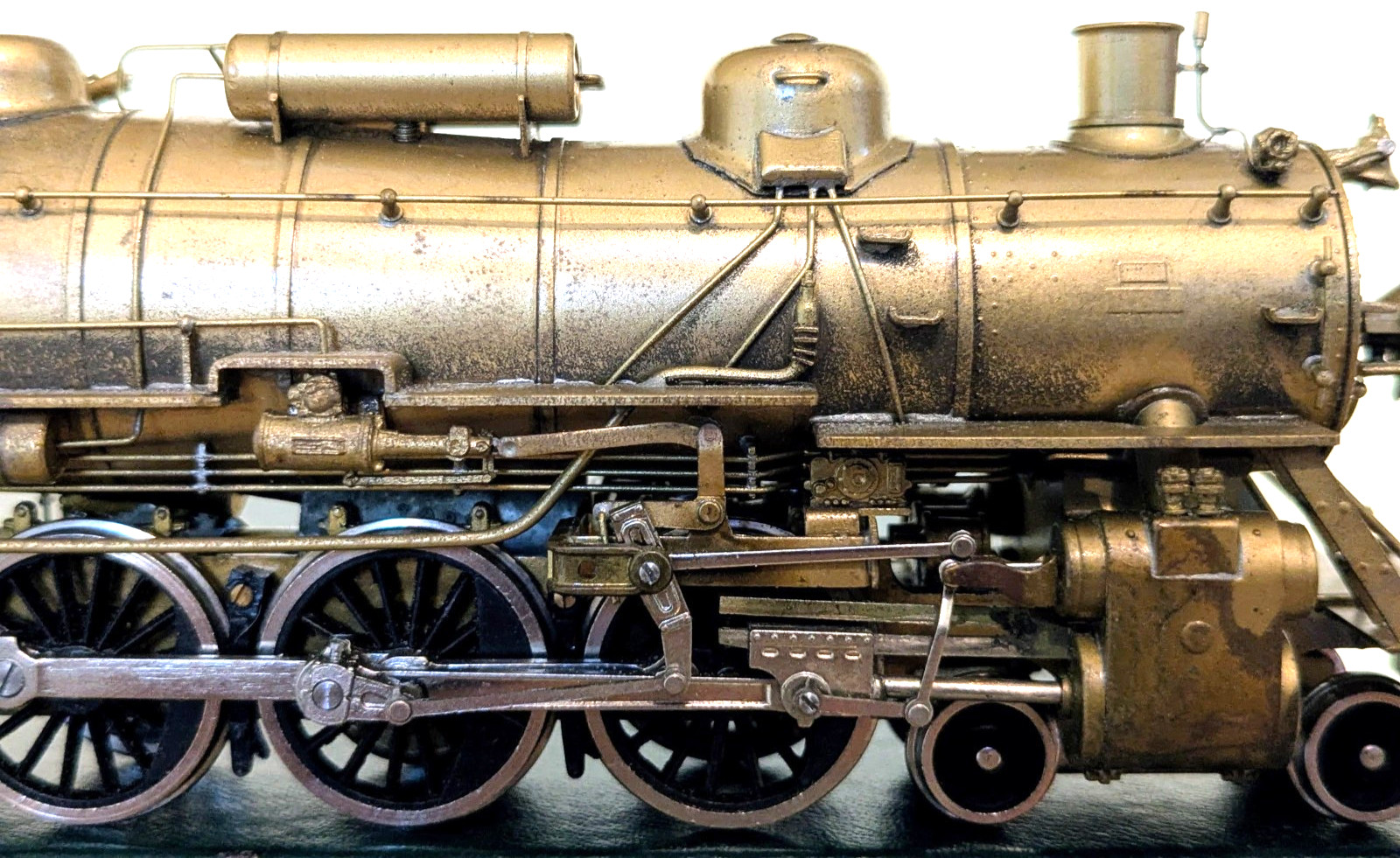 L@@K! *RARE PFM TOBY BRASS FRISCO 4-8-2 STEAM LOCO HO *RUNS G@@D *SUPER NICE!