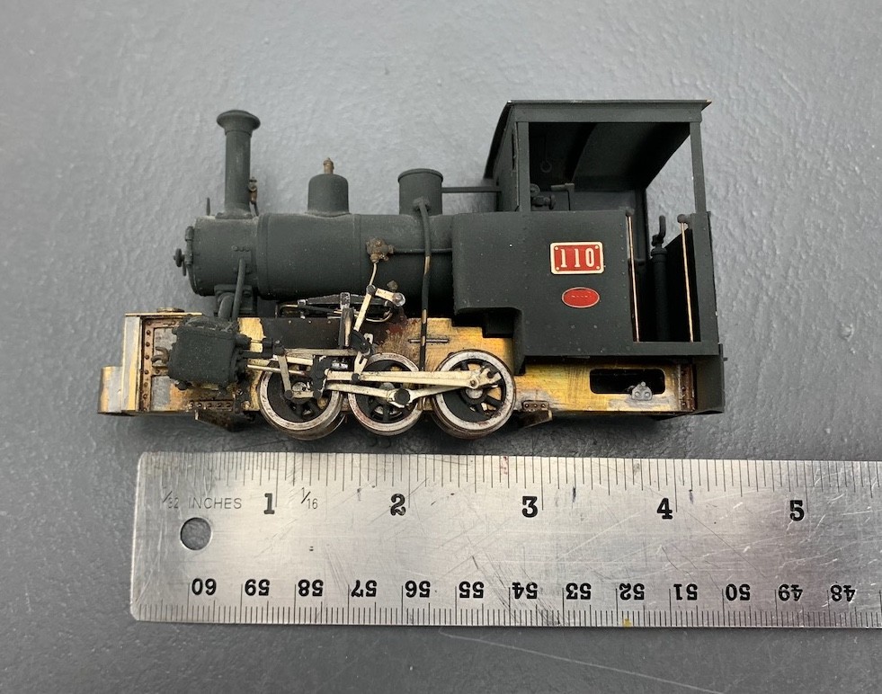 1:43 On2 Wrightlines Hudson Hudswell 0-6-0WT Steam Locomotive #110 JER O3401
