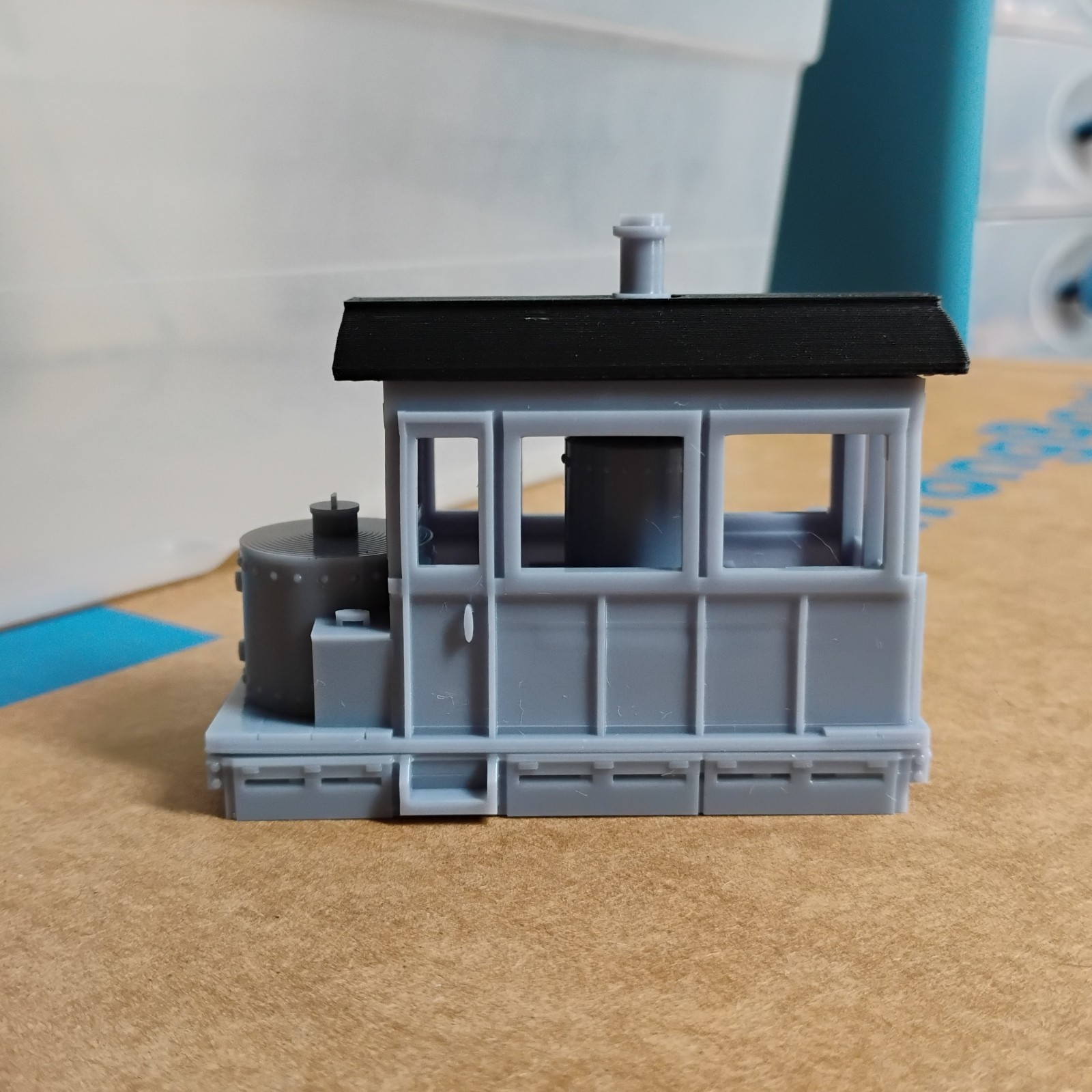 On18 CLASS A CLIMAX LOCO kit #1 for Kato 11-109/105 chassis. RESIN 3D Print.