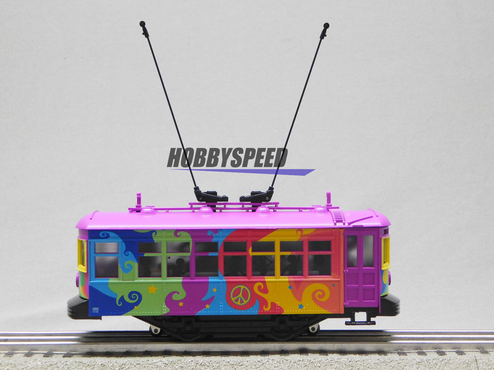 LIONEL TRIPPY TROLLEY O GAUGE street car artistic psychedelic hippy 2235030 NEW
