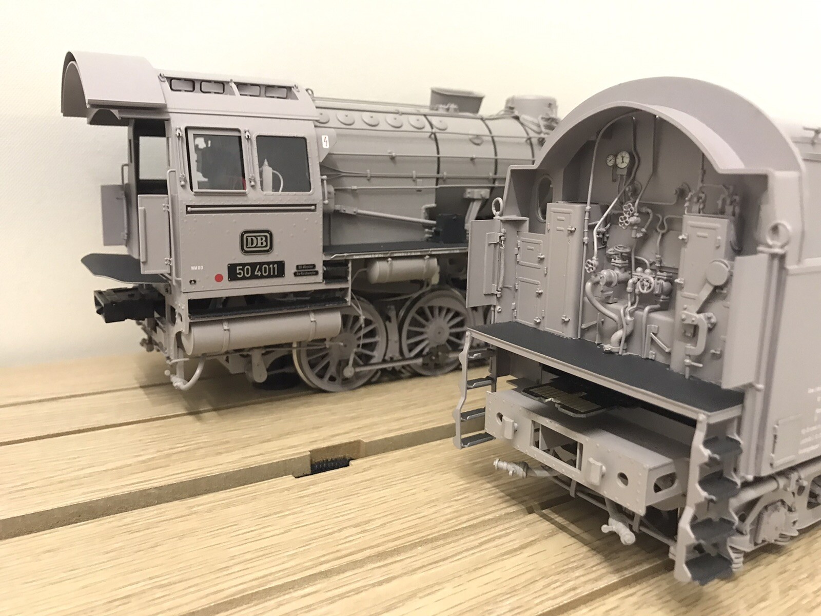 KM1 Gauge 1 Steam Franco Crosti Br 50 4011 DB Photo Paint Special Series Limited