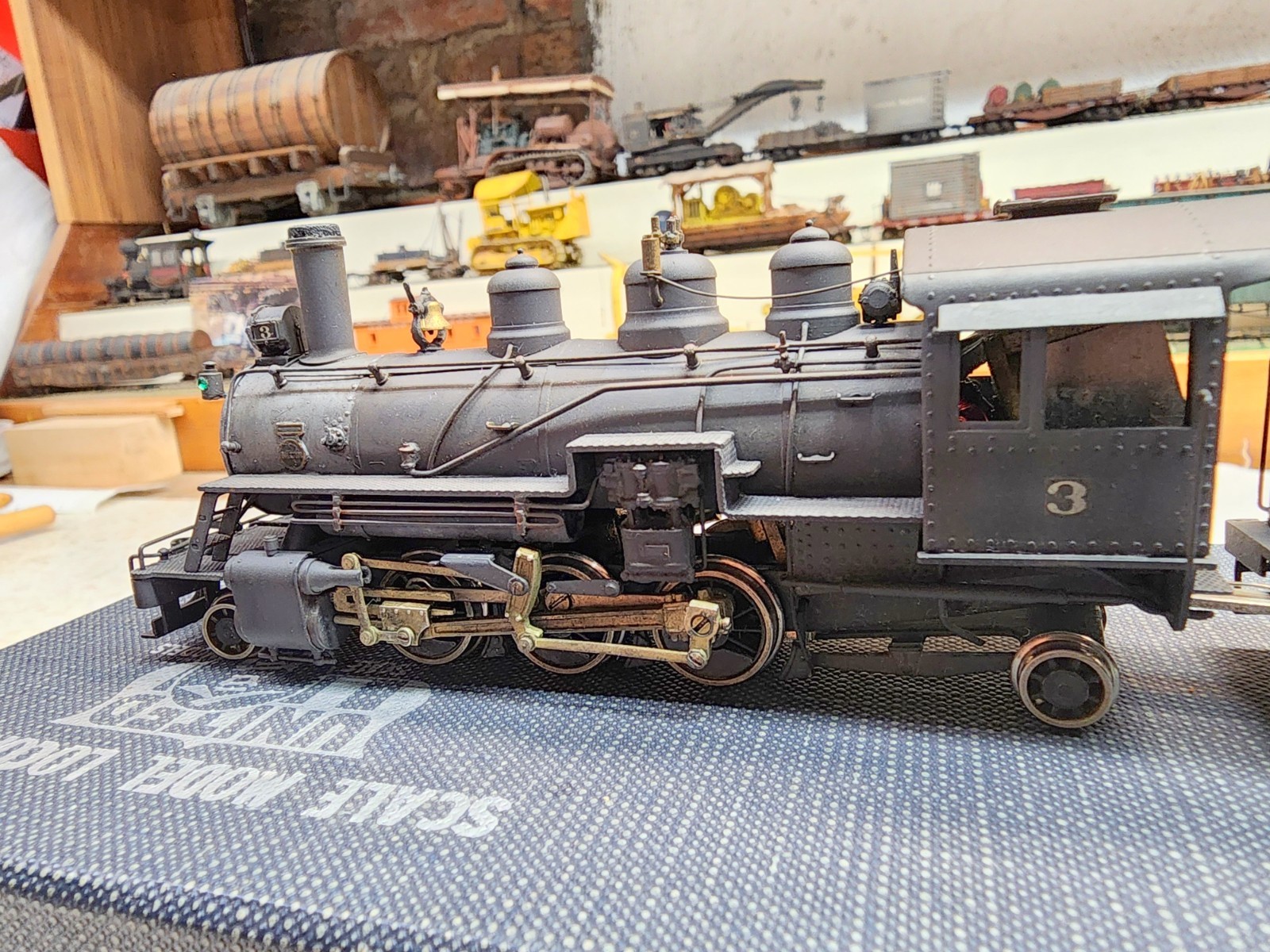 PFM 2-6-2 Baldwin steam Loco Brass Custom painted for your logging roster