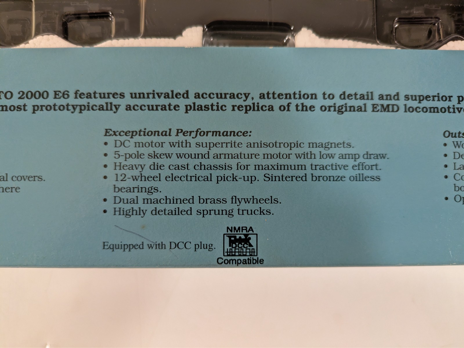 HO EMD E6 SOU Southern #2903 DCC Ready NIB NOS #23272