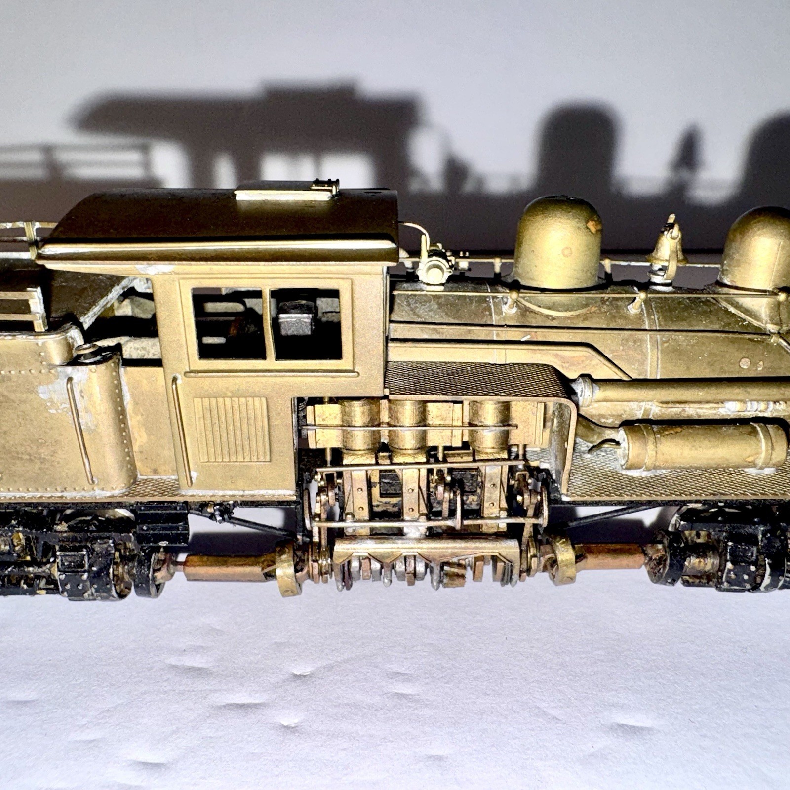 HO UNITED 2-TRUCK SHAY CLASS B GEARED LOGGING LOCOMOTIVE BRASS VINTAGE PFM???