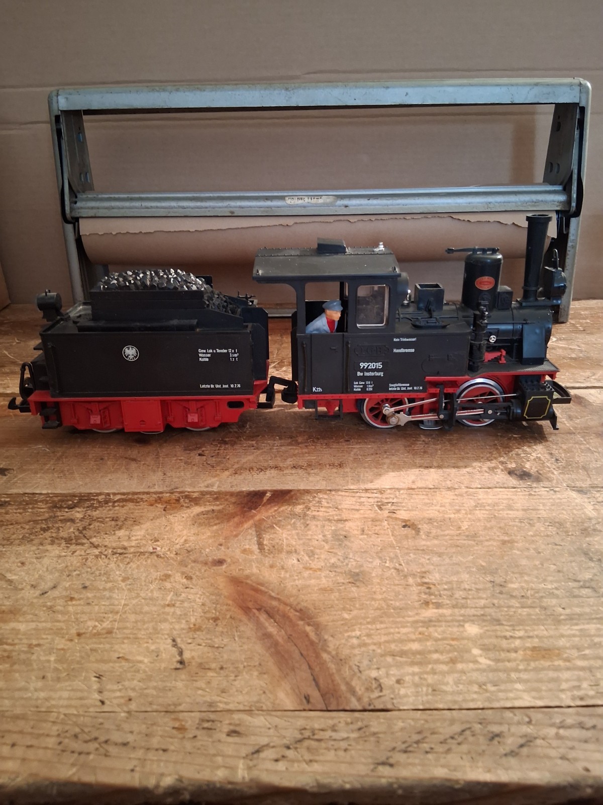LGB 2015D G Bw Insterburg Steam Locomotive & Tender 992015 Works Video LEHMANN