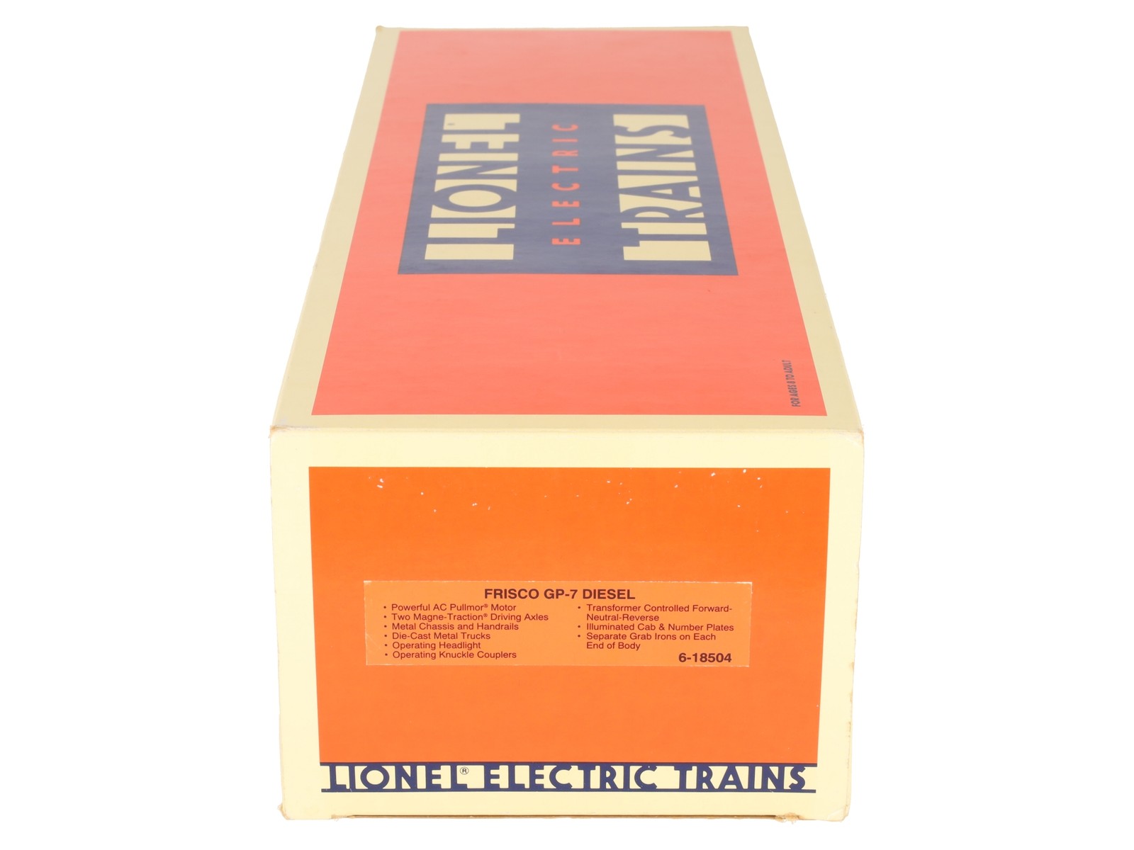 Lionel 6-18504 O Gauge Frisco GP-7 Diesel Locomotive #504 EX/Box