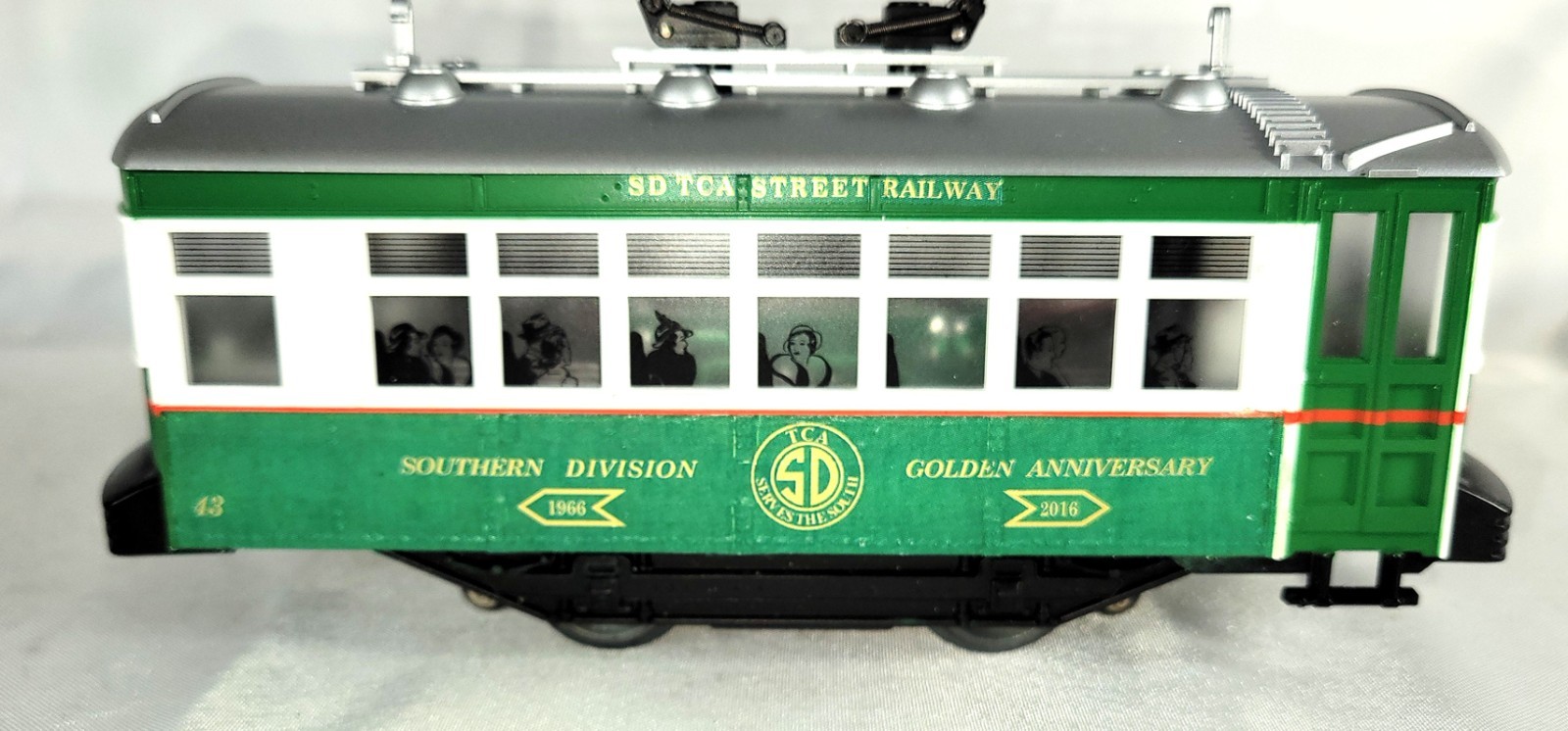 Lionel 2016 Southern Division TCA 50th Anniversary Trolley #43 Of Only 50 Made