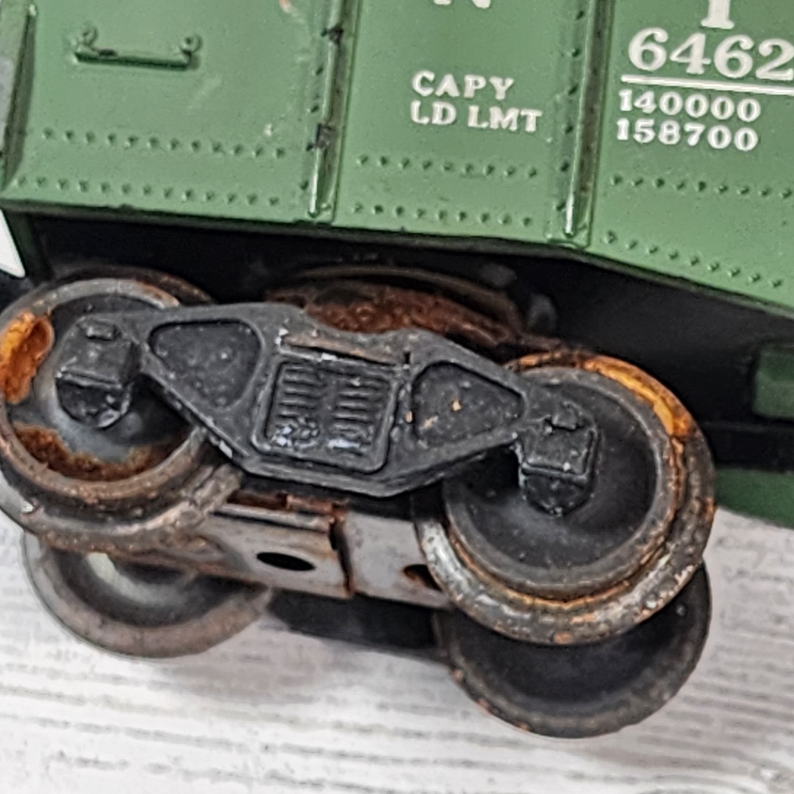 Lionel Gondola Train Car Lot 4 NYC 6462 6012 Black Green Vintage
