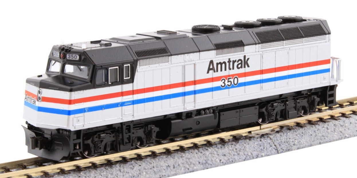KATO 1766108DCC N SCALE EMD F40PH DCC Amtrak Ph III #350 176-6108-DCC NO DITCH