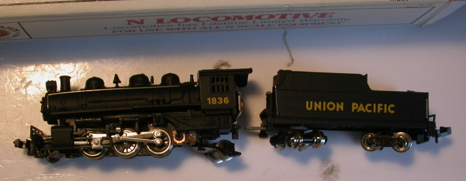 Bachmann N Scale 2-6-2 Prairie Steam Locomotive & Tender Union Pacific 51551