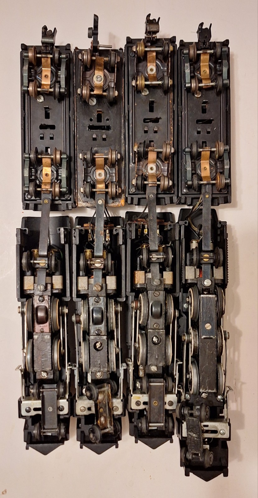 Vintage American Flyer S-Gauge Trains Lot 8 Steam Locomotives w Tenders Most Run