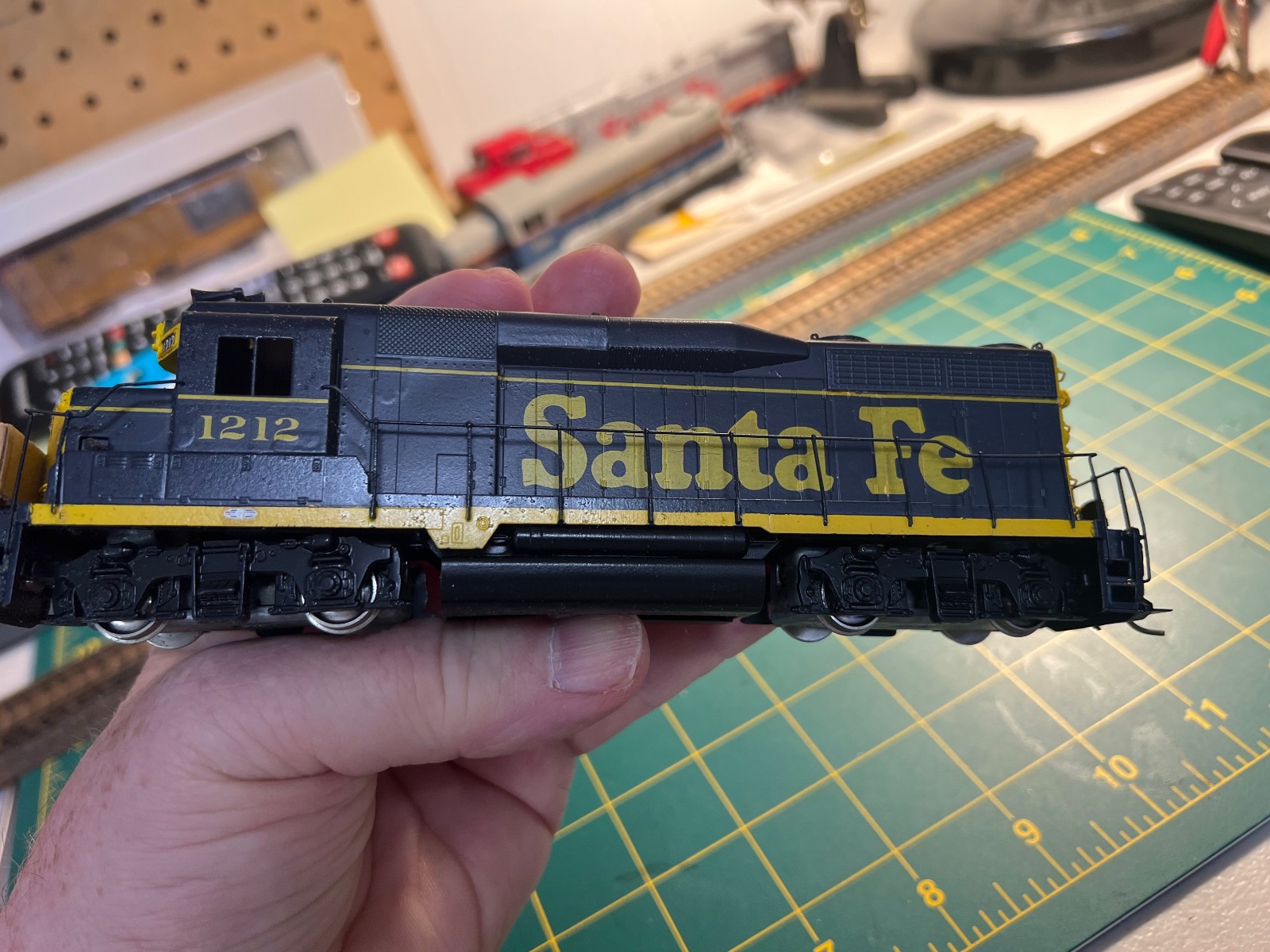 Nickel Plate Products HO Brass EMD GP30 Diesel Engine F/P Santa Fe OB Runs