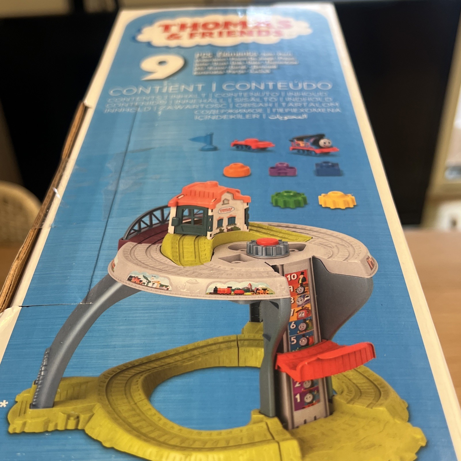 Thomas & Friends My First Train Table Playset Interactive Toy w Accessories