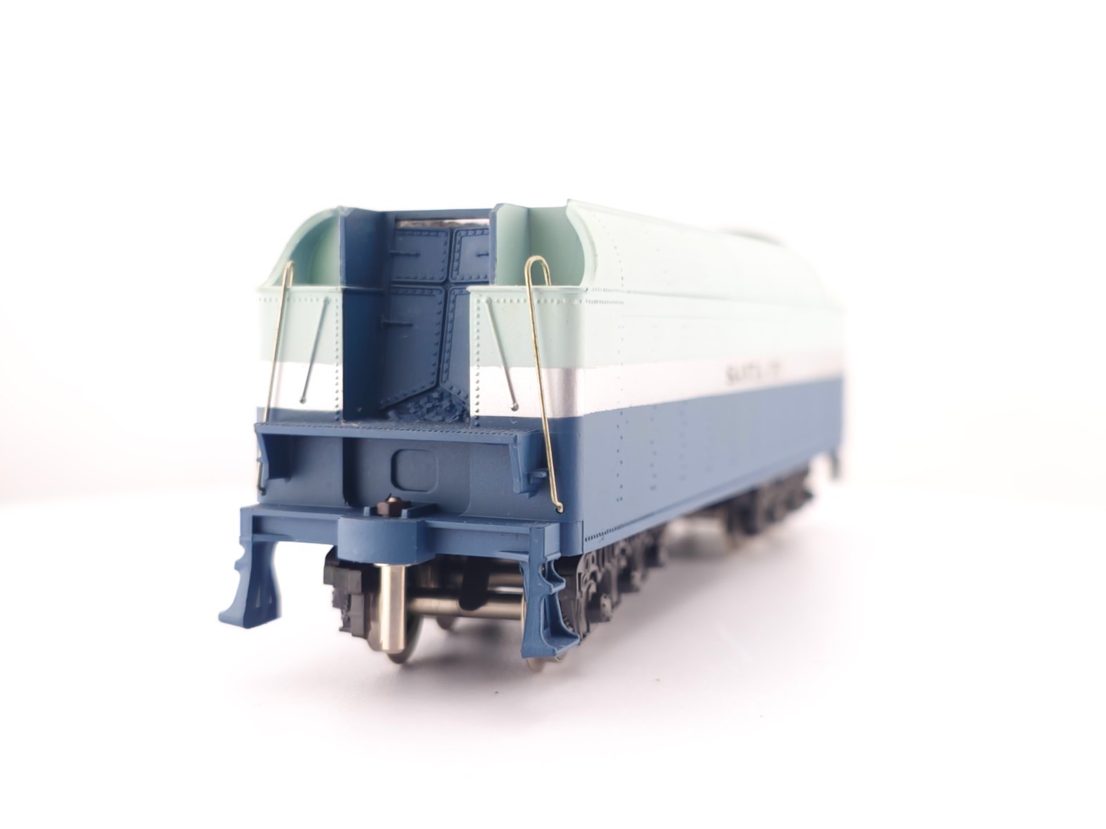 *READ* AHM HO 5196-B Santa Fe Blue Goose 4-6-4 Hudson Steam Locomotive 3460 #2