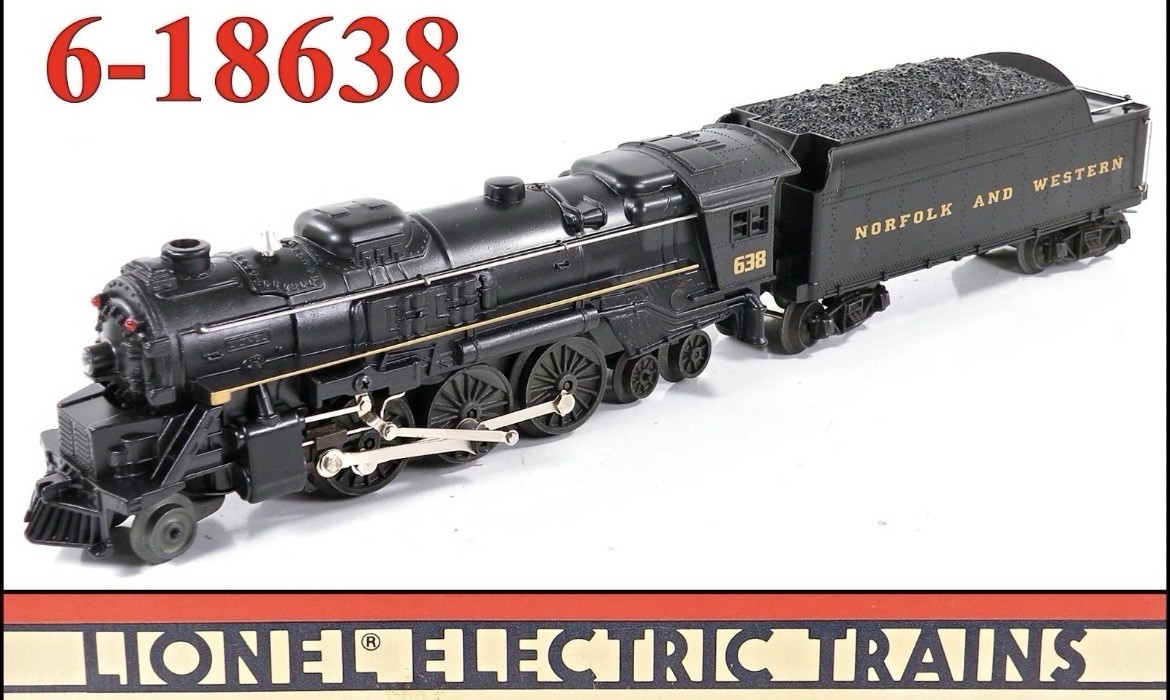 Lionel 6-18638 Norfolk & Western 2-6-4 Steam Locomotive & Tender – New In Box