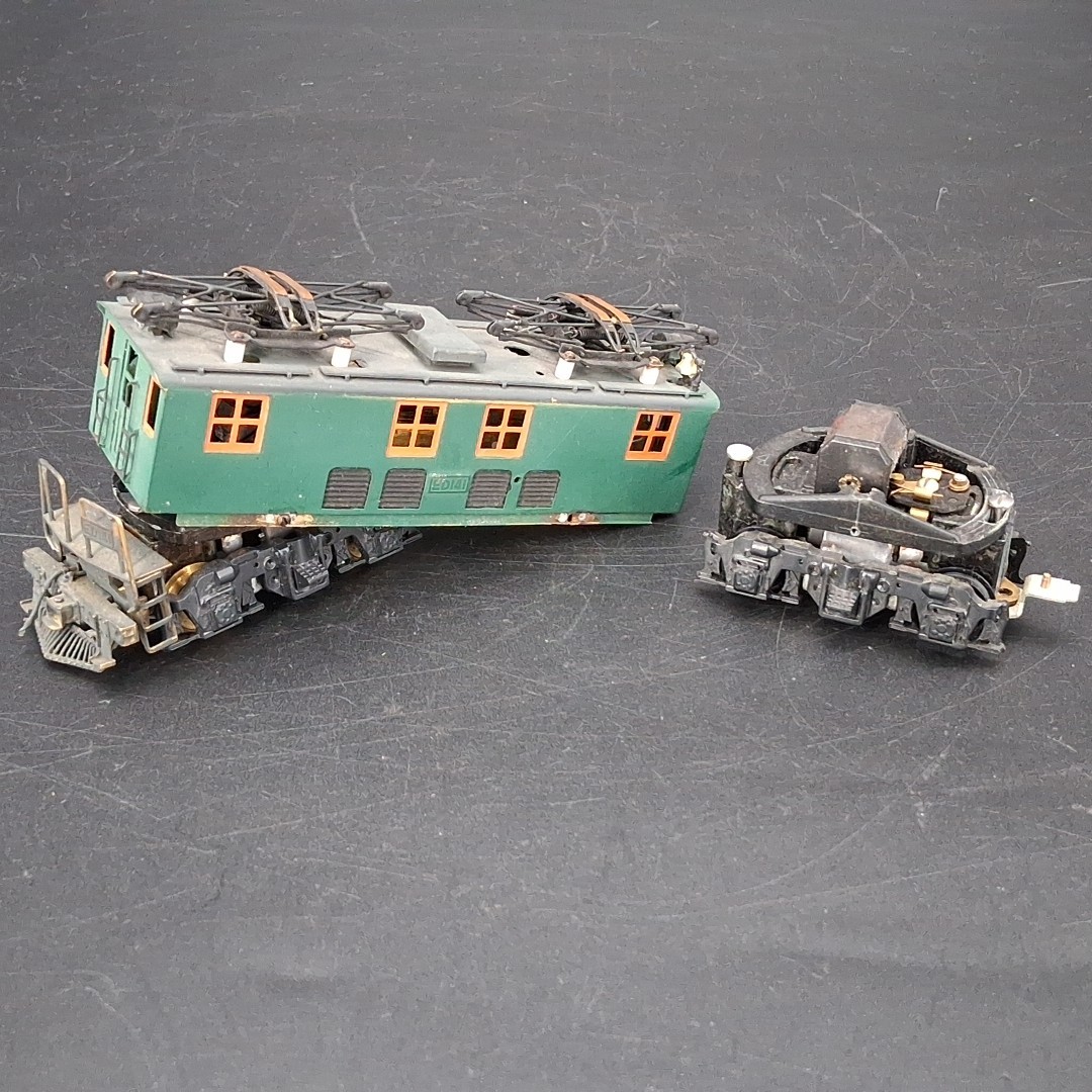 Vintage Kawai HO Gauge Model Brass Electric Boxcab ED141 ED14 REPAINTED – PARTS