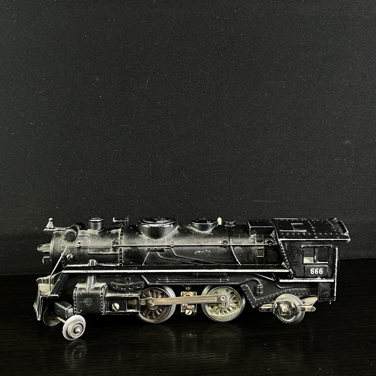 Vintage Marx 666 Engine O GAUGE BLACK Lionel Engine Only Untested