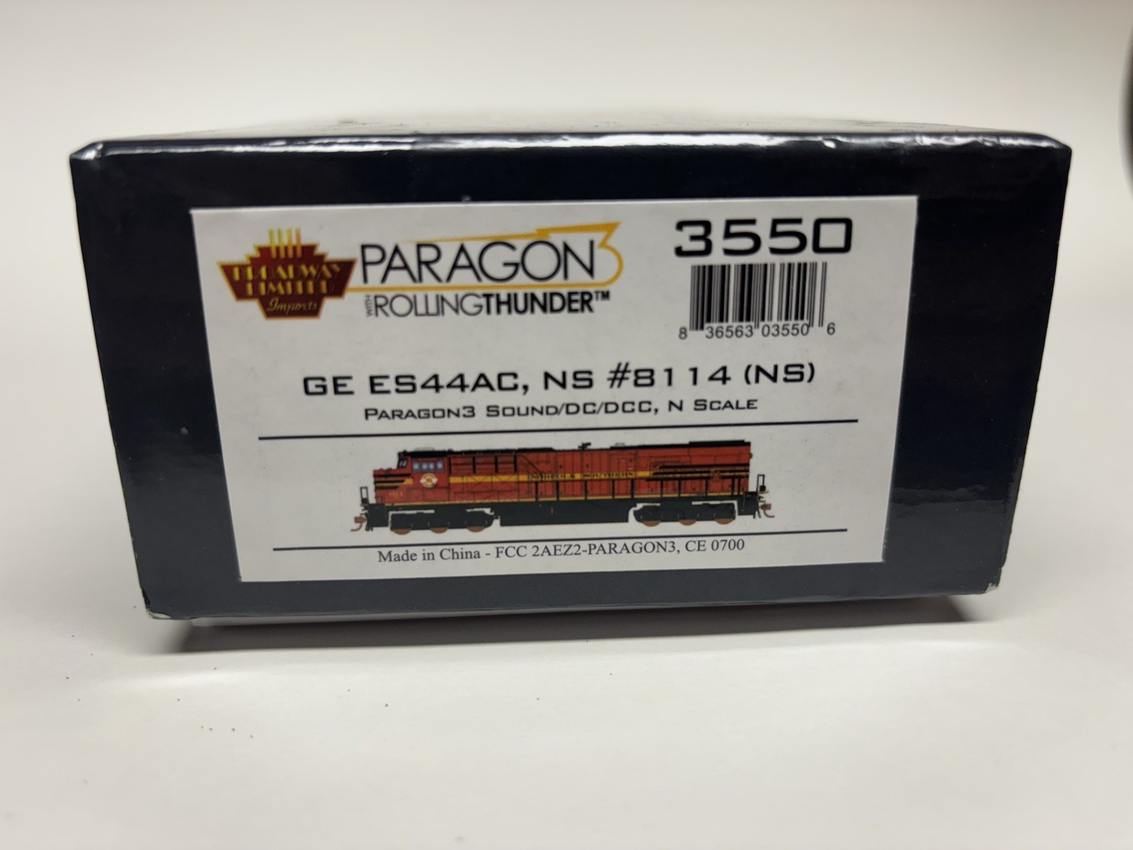 Broadway Limited N-Scale GE ES44AC NS #8114 DCC – Fully functional, Complete OGP