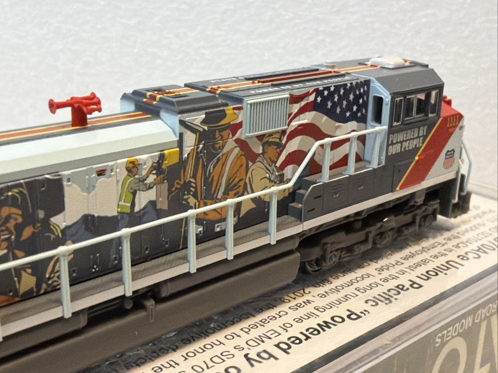 Kato N Scale EMD SD70ACe UP #1111 “Powered By Our People” Used Tested Runs