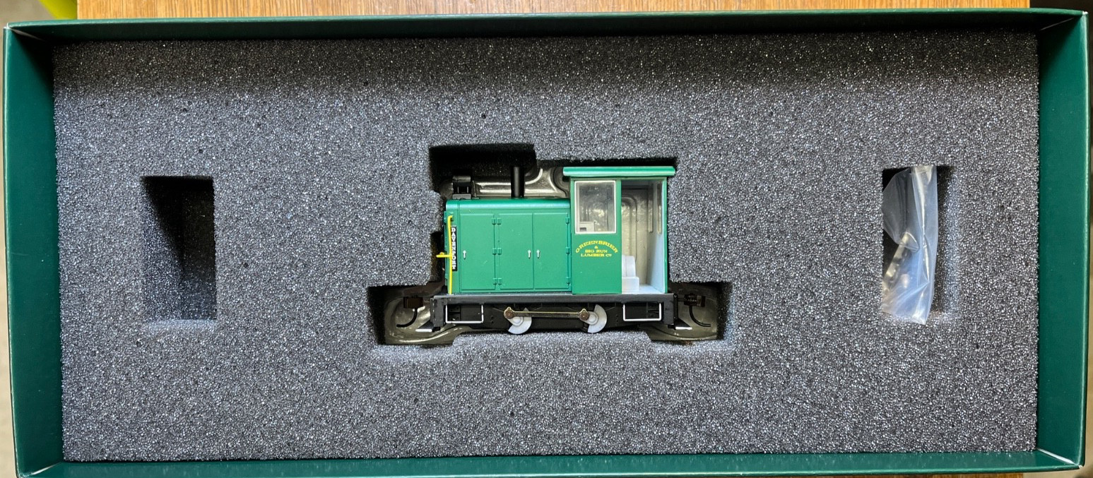 BACHMANN 25857 On30 DC GREEN SIDE ROD GAS MECHANICAL GREENBRIER & BIG RUN #11