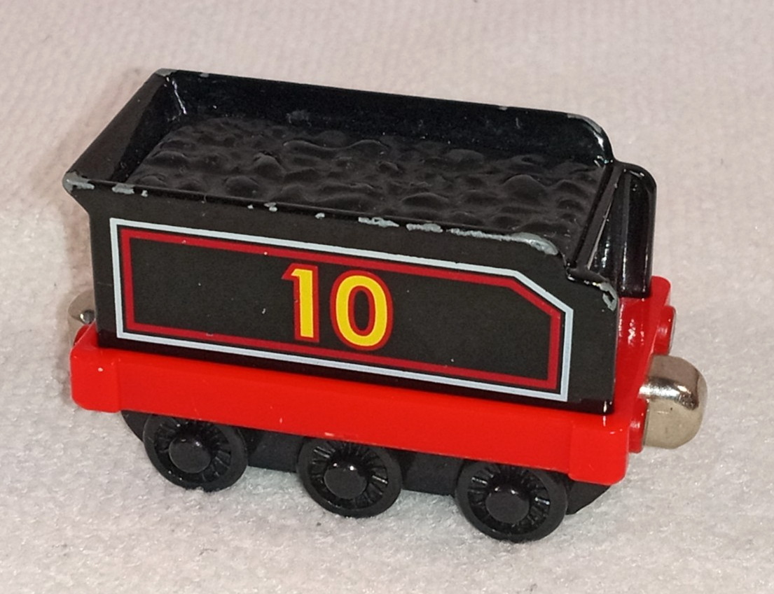 Thomas & Friends Take Along & N Play Diecast Magnetic #10 black BOX coal CAR a.3