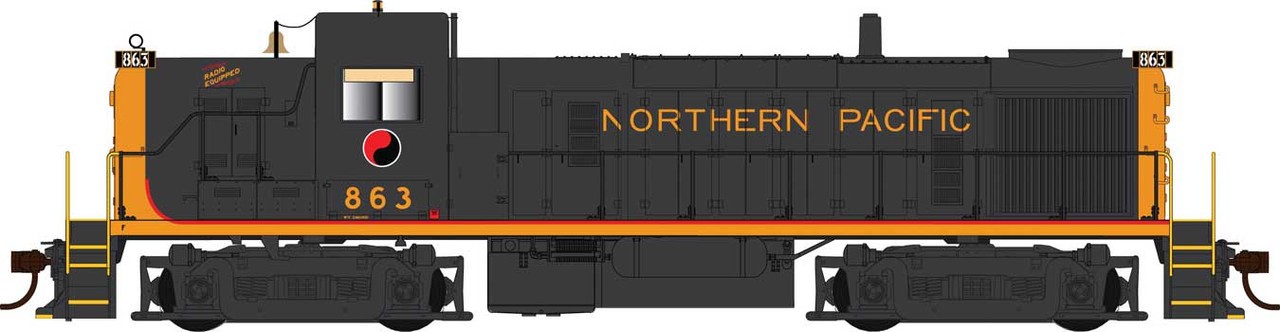 Bowser ~ HO Scale ~ ALCO RS-3 ~ Northern Pacific #861 ~ DCC Sound ~ 25295